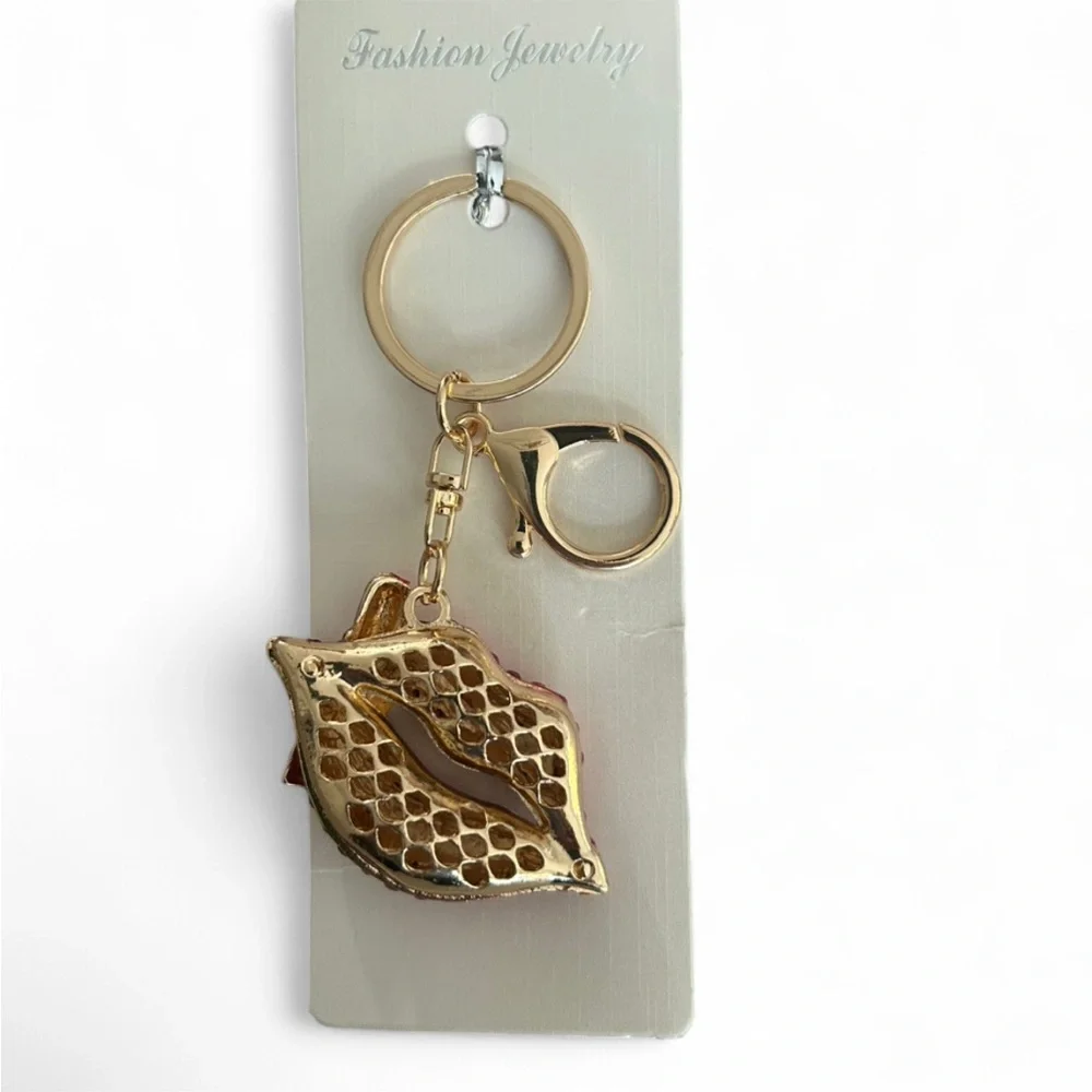 Lipstick Keychain Rhinestones - Picture 3 of 3